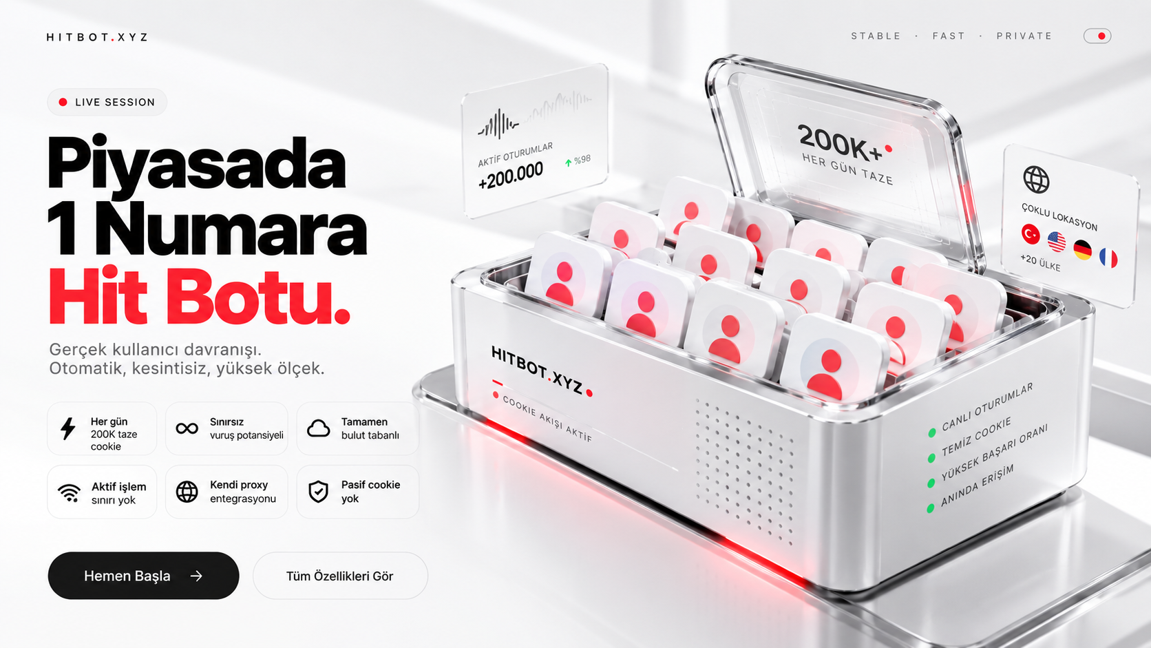 Gmail Cookie: piyasada bir numara hit botu paneli — gmailcookie.lol